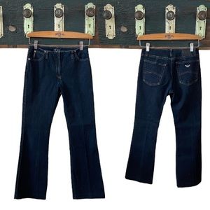 Armani Jeans Dark Wash Y2K Bootcut Comfort Fit Jeans Size 26